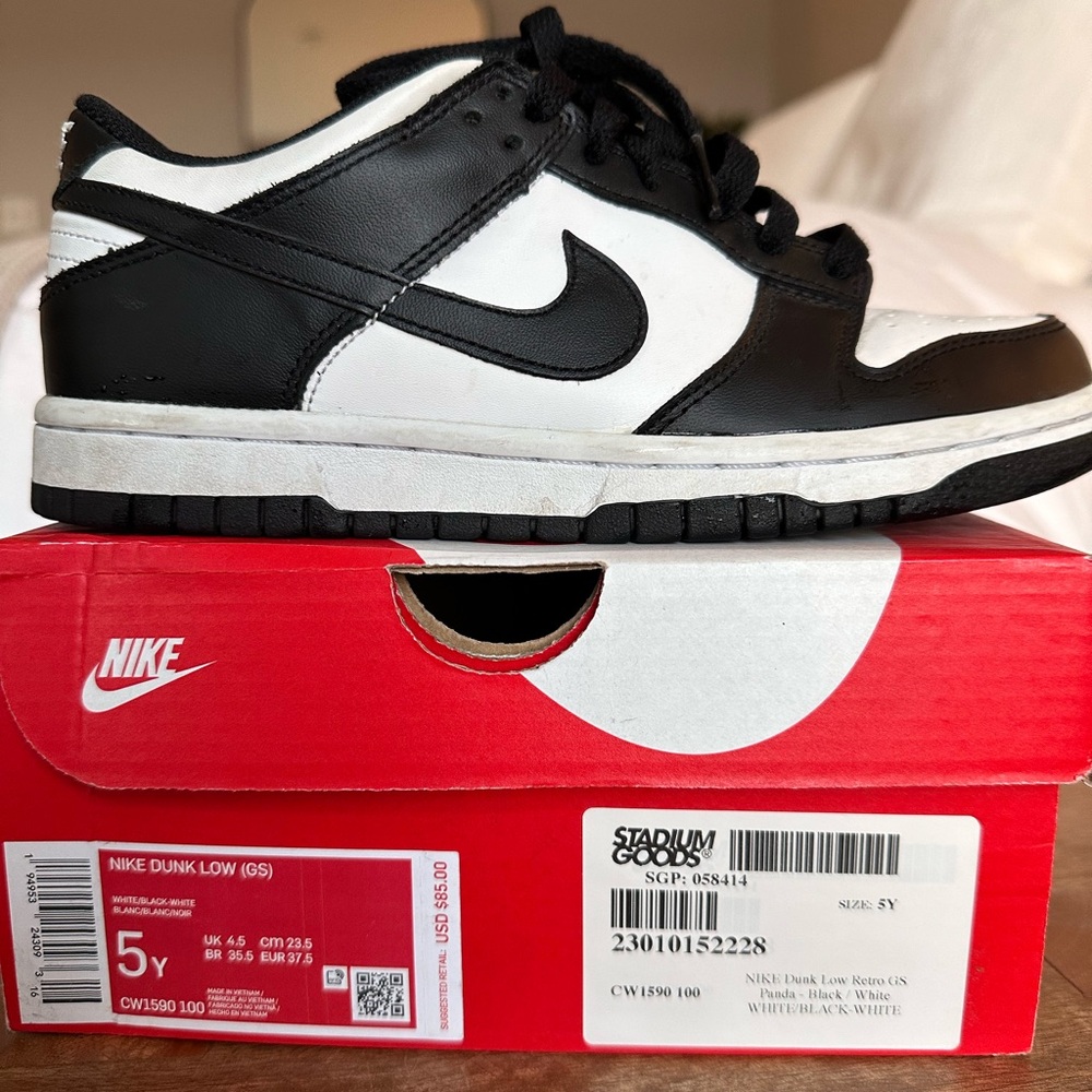 Nike Dunk Low Black and White Sneakers